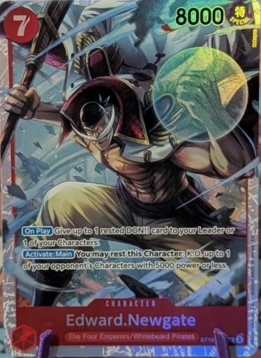 Edward Newgate ST15-002 SR japanese 